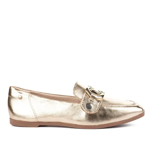 Sapato Tanara Loafer Metalizado 39