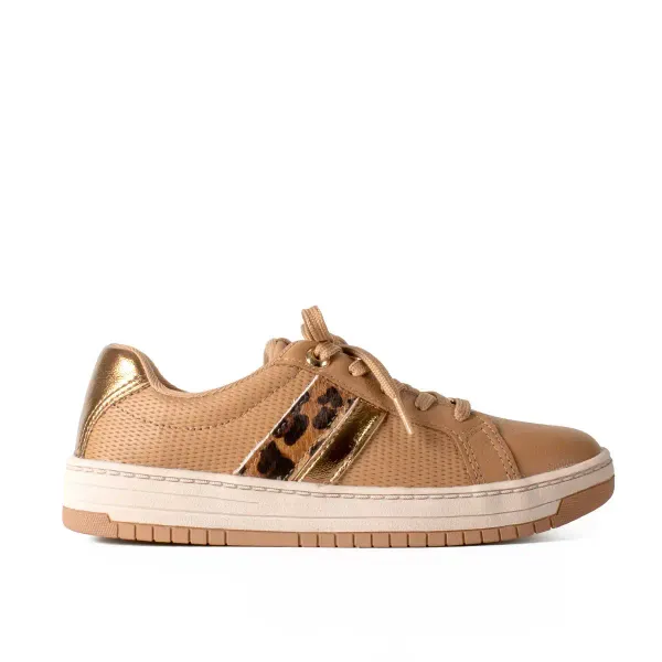 Tênis Kolosh Casual de Couro Caramelo 39