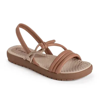 Sandália Campesí Flatform Marrom