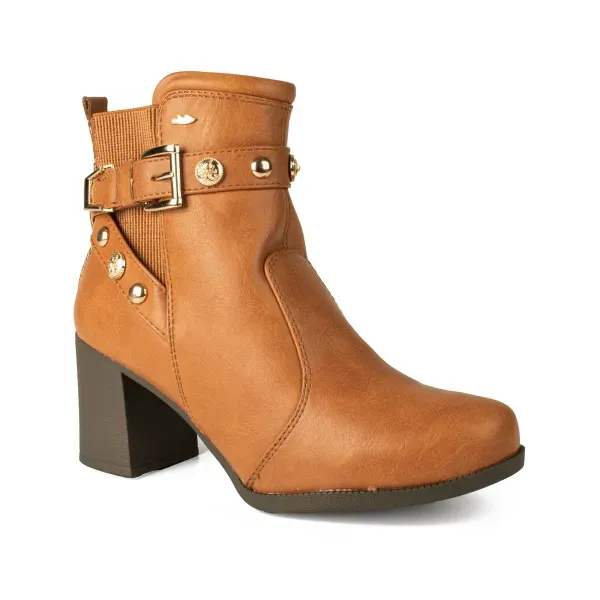 Bota Dakota de Cano Curto Caramelo 36