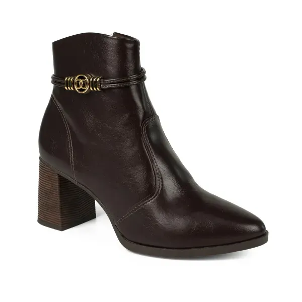 Bota Dakota de Cano Curto Marrom 36