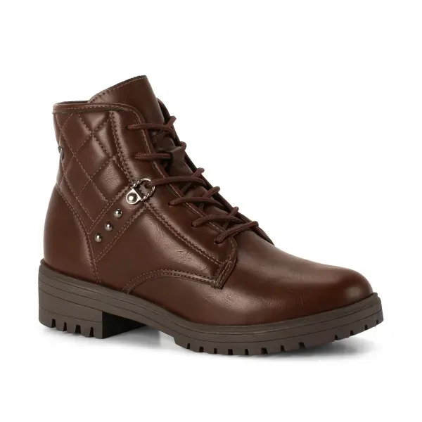 Bota Mississipi Coturno Feminina Café, Estilo Urbano 34