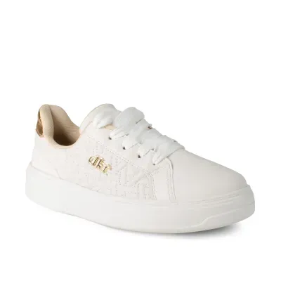 Tênis Dakota Casual Feminino Branco Dourado