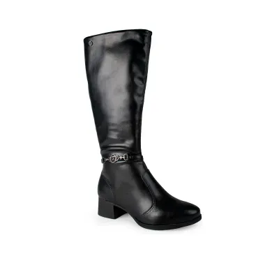 Bota Feminina Dakota Cano Longo Urbana Preta