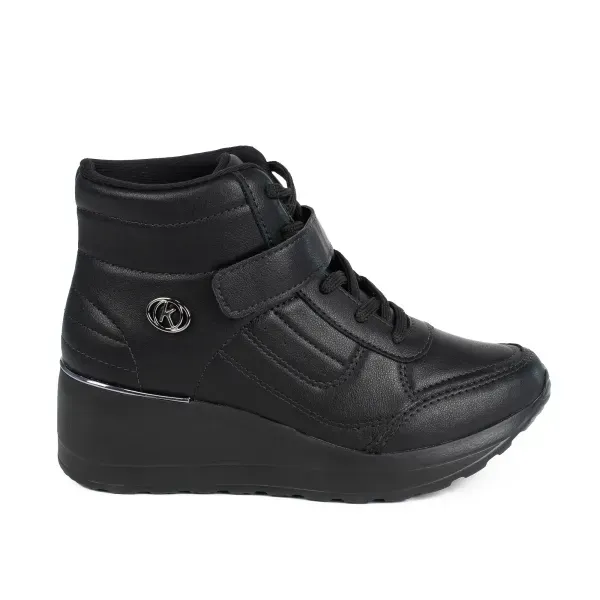 Tênis Kolosh Upper de Cano Alto Preto 39