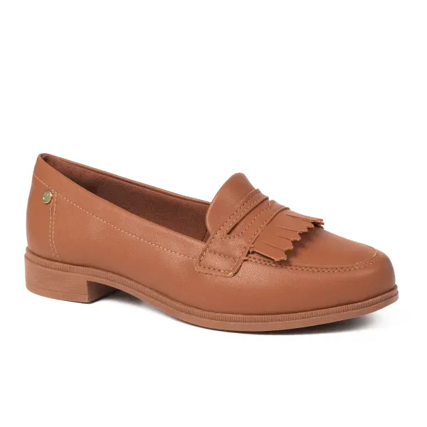 Mocassim Loafer Campesi Feminino Caramelo 38